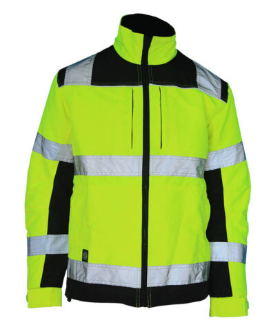 Highly visible fluorescent reflective tape work safety Jacket - YULONG ...